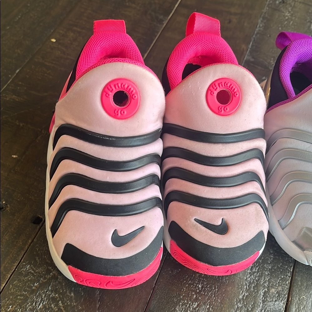 Nike Kids' Pink and Purple Slip-On Shoes - Picture 3 of 14